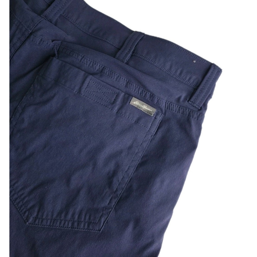 Eddie Bauer Mens Fleece Lined Pants NAVY Hiking Cargo PANTS 36X32
